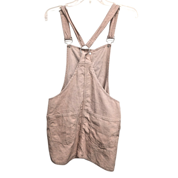 Forever 21 Corduroy Jumper Mini Dress Women’s Sz M Pink Preppy Gorpcore Festival - Picture 3 of 14